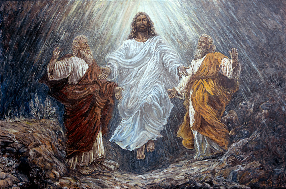 Transfiguration of Jesus, 60 × 40 cm oil painting by Martin Buckwell